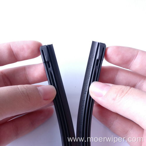 8mm car Hybrid wiper blade natural rubber strip